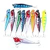 Laimeng9cm-Plastic-Popper-Fishing-Lures-Bass-Top-water-Rattles