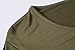 Lanmo Womens Swing Tunic Tops Loose Fit Comfy Flattering T Shirt (XL, Army Green)
