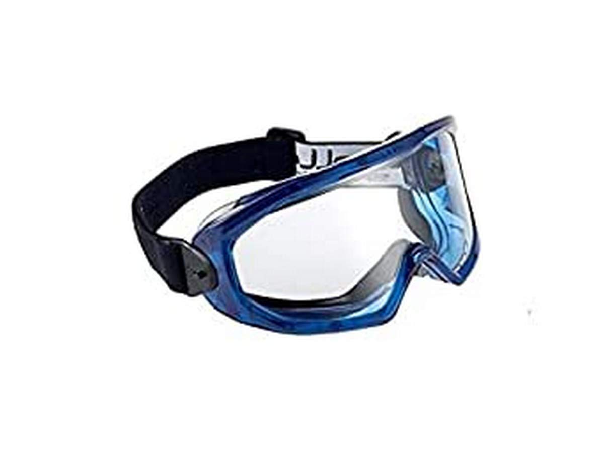 Bolle SUPBLAPSIP Platinum Anti-Scratch Lens and Fog PVC Vented Frame, Clear/Blue