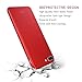 iPhone 8 Plus Case,iPhone 7 Plus Case, AnsTOP Thin Exact-Fit 360 Full Body Case Coverage Protective Dual Layer iPhone Hard Case with Tempered Glass Screen Protector For iPhone 8 Plus / 7 Plus(Red)