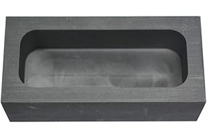 FY-STORE Graphite Ingot Mold Melting Casting Mould for Gold Silver Nonferrous Metal (D2kg)