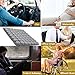 SUNFICON Inflatable Car Seat Cushion Air Seat Cushion Work from Home Office Chair Cushion Wheelchair Pad Anti Bedsore Orthopedics Pain Pressure Relief Cushion Camping Seat Mat w Pump 18