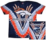 Broncos Logo V-Dye T-Shirt Size M