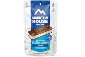 Mountain House Vanilla Ice Cream Sandwich | Freeze Dried Backpacking & Camping Food | 1 Serving