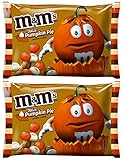 M&M's White Pumpkin Pie Chocolate Candy 8oz Bag (Pack of 2)