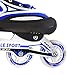 Blue Adjustable Inline Skate Size 8-11 US for Men Ladies Teens