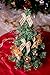 Clever Creations Mini Artificial Christmas Tree with Gold Bows Best Choice Christmas Decoration for Table and Desk Tops | Small 16