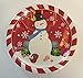 Christmas Snowman Paper Plates And Napkins Service For 36