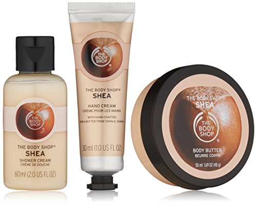 The body shop shea beauty bag