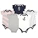 Luvable Friends Baby Infant 5 Pack Bodysuits, Boy Nautical, 9M(6-9 Months)