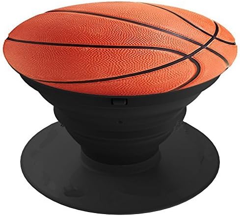 GENAI Best Expanding Stand and Grip for tablets and Smartphones (Basketball Black)