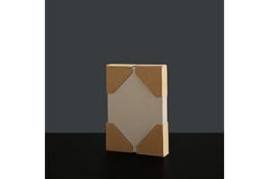 Wooqu Book Board, 10 Pcs, 80PT(.086"), 5x7", Binders Board for Book Binding, Book Cover, Gray/Tan