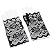Polytree Women's Lace Fingerless Gloves (Black)
