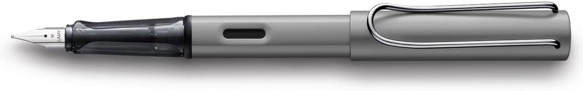 LAMY AL-star graphite, Fountain Pen with ergonomic grip & polished steel nib in size F, lightweight aluminum body