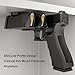 KEZAY Gun Magnet Mount, 48 Lbs Rated Magnetic Handgun Holder Concealed Pistol Holster Hiding Rifle, Shotgun, Pistol, Revolver Within Reach for Truck, Car, Home.
