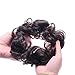 OneDor® Ladies Synthetic Wavy Curly or Messy Dish Hair Bun Extension Hairpiece Scrunchie Chignon Tray Ponytail (4#-Dark Brown)
