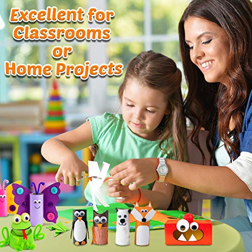GoodyKing Assorted Arts and Crafts Supplies for Kids- D.I.Y. Collage School Crafting Materials Supply Set Pipe Cleaner- Craft Art Material Kit in Bulk for Kids Age 4 5 6 7 8 9 Years Old Boy Girls