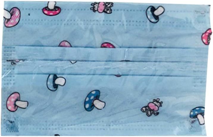smallwoodi Face Mask, Disposable Non-Woven Breathable Dustproof Kids Cartoon Print Mouth Masks Random Color