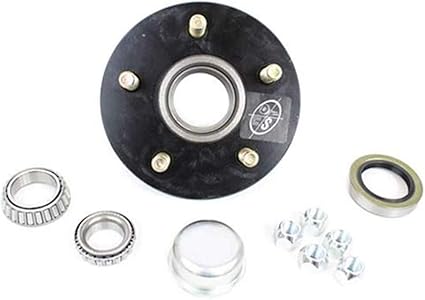 Amazon Com Southwest Wheel 5 Hole 5 Bolt Circle Idler Hub For 3 500 Lb Axles Toys Games