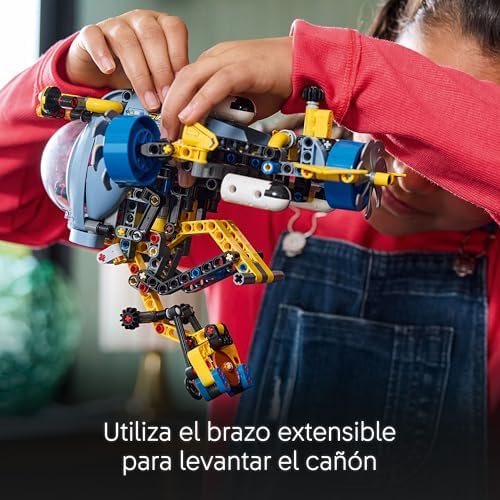 LEGO Technic Deep Water Submarine Construction Toy, Veículo de Exploração do Mundo Marinho, Presente Científico para Meninos e Meninas 9 Anos e Mais, Jogo de Engenharia 42201