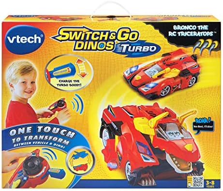 vtech switch and go dino bronco the remote control triceratops
