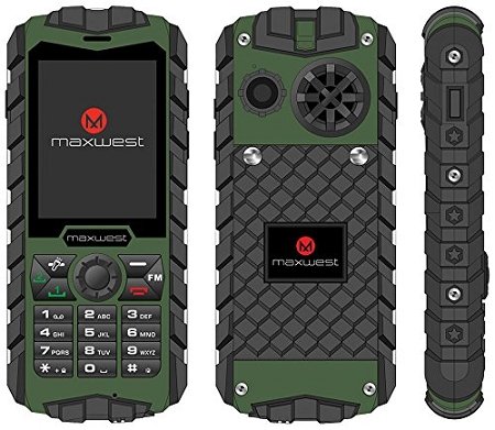rugged unlocked shockproof maxwest gsm ip68 flashlight 2g