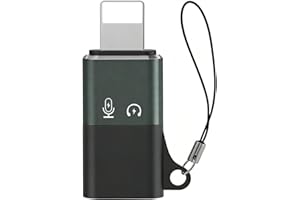 Type C to Lighting Adapter for Connecting DJI Mic Mini/DJI Mic 2 & 3 to iPhone 14 13 12 11 Smartphone/PC/Mac Connector Access