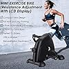 Mini-Exercise-Bike-Pedal-Exerciser-Arm-and-Leg-Cycle-Exercise-Bike-Adjustable-Resistance-with-LCD-Display-Black Mini Exercise Bike Pedal Exerciser Arm and Leg Cycle Exercise Bike Adjustable Resistance with LCD Display