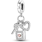 Hapour 925 Sterling Silver Charms Fit for Charm Bracelets Pendant Bead Pet Sun Heart Charm, Bracelet & Necklace Jewelry Bead for Women
