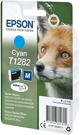 Epson T1282 Cyan Fox DURABrite Ultra Ink Cartridge Genuine view 2