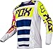 Fox Racing 180 Falcon Youth Boys Off-Road Motorcycle Jerseys - Navy/White/X-Large