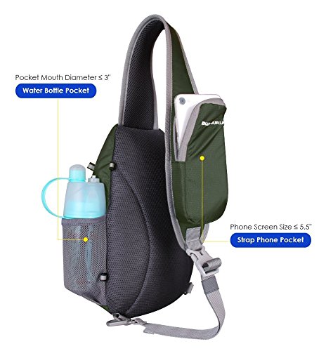 3 WATERFLY+Shoulder+Backpacks+Crossbody+Multipurpose
