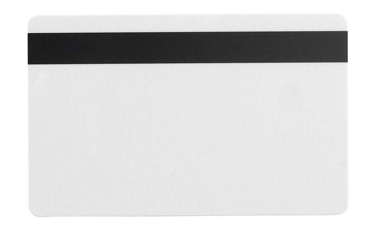 YARONGTECH (Pack of 10) Blank White PVC 8mm Width Hico 1-3 Magnetic Stripe Card Plastic Credit Card 30Mil Sublimation Printable