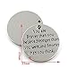 ALoveSoul You Are Braver Than You Believe Inspirational Engraved Letters Pendant Necklace