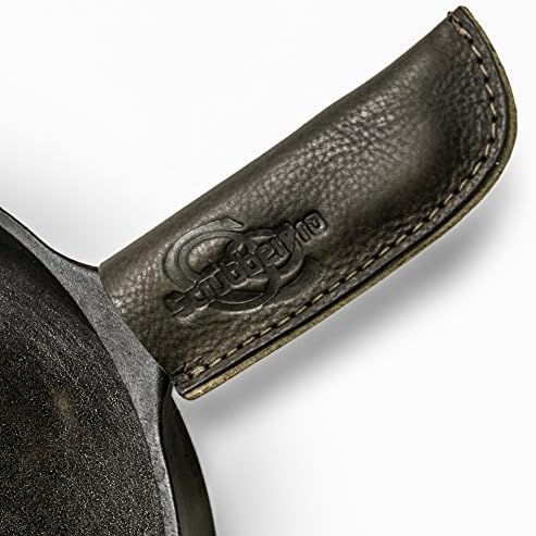 ScrubberPro 5x2-Inch Leather Cast Iron Hot Handle cover