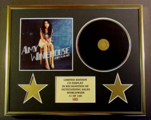 AMY WINEHOUSE/CD DISPLAY/LIMITED EDITION/COA/BACK TO BLACK