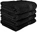 Utopia Towels - Bath Towels Set, Black - Luxurious 700 GSM 100% Ring Spun Cotton - Quick Dry, Highly Absorbent, Soft Feel Towels, Perfect for Daily Use (4-Pack)