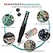 12pcs Desoldering Wire & Desoldering Pump Kit with 2 Replaced Nozzle, 1.5/2.0/2.5/3.0/3.5mm Suction Tin Solder wick Set for PCBs