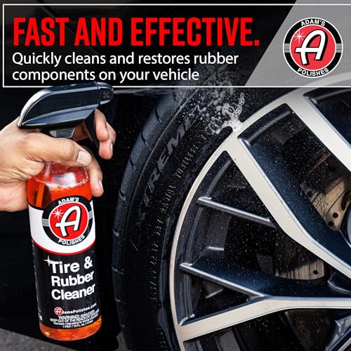 Adam's Polishes Tire & Rubber Cleaner (16 oz) Removes Discoloration