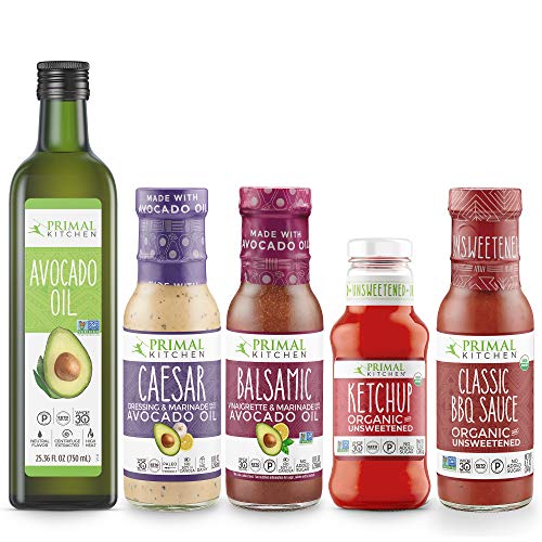 Primal Kitchen Whole 30 Dressing & Sauce Essential Kits, Includes
