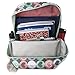 Girl's 6 in 1 Backpack Set With Lunch Bag, Pencil Case, Bottle, Keychain, Clip (Hearts)