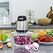 Electric Food Chopper, BESTEK 300W Mini Food Processor, 5-Cup Glass Bowl Grinder for Meat, Vegetables, Fruit and Nuts with High/Low Speed Choice