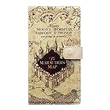 Galaxy S6 Case, FineCase [Stand Feather] Fashion Style Premium PU Leather Flip Cover Wallet Case with 3 Built-in Card/ID Credit Card Slots, Money Pockets and Built-in Magnetic Closure Cover Case for Samsung Galaxy S6 2015 Release, Carrier Compatibility Verizon, AT&T, Sprint, T-Mobile, International, and Unlocked (The marauders map)