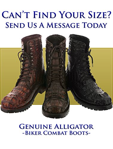 alligator combat boots