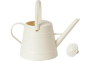 Large Capacity Gardening Watering Can with Interchangeable Spout Ergonomic Grip for Potted Plant Hanging Baskets Decorative W