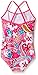 Kanu Surf Big Girls Summer Dream One Piece Swimsuit, Pink, 14