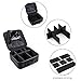 Makeup Train Case, Fortech Portable Travel Makeup Cosmetic Bag with Adjustable Dividers