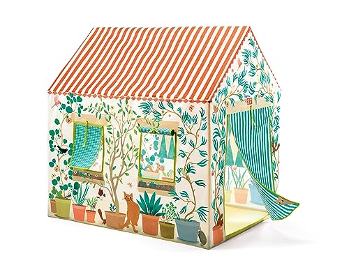 DJECO - Play Tent Play House - Easy Assemble Kids Playhouse - Playing Inside Tent - Quick Assembly for Instant Fun - Engaging Play Space - Encourages Imagination & Adventure