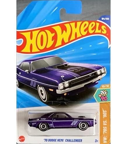Amazon.com: Hot Wheels Purple 1970 Dodge Challenger HEMI 2006