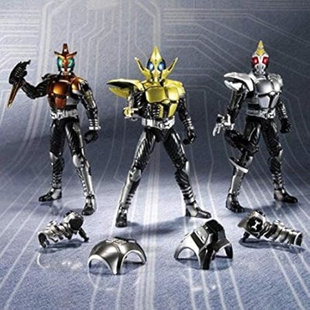 Amazon 仮面ライダーカブト キャストオフライダーex 劇場版 仮面ライダー ケタロス コーカサス ヘラクス 3体セット バンダイ製 ロボット 子ども向けフィギュア おもちゃ